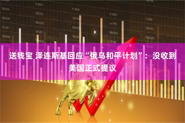送钱宝 泽连斯基回应“俄乌和平计划”：没收到美国正式提议