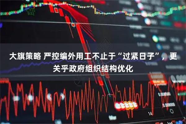 大旗策略 严控编外用工不止于“过紧日子”，更关乎政府组织结构优化