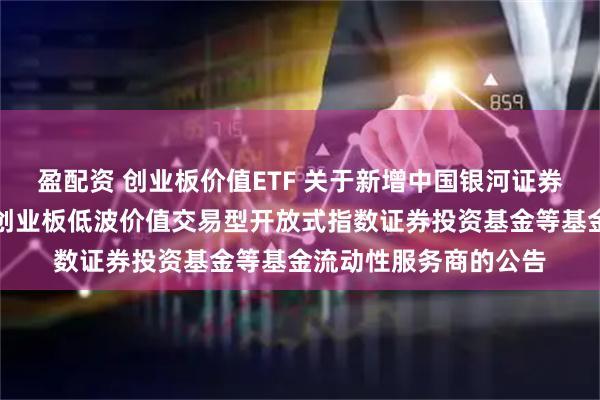 盈配资 创业板价值ETF 关于新增中国银河证券股份有限公司为华夏创业板低波价值交易型开放式指数证券投资基金等基金流动性服务商的公告